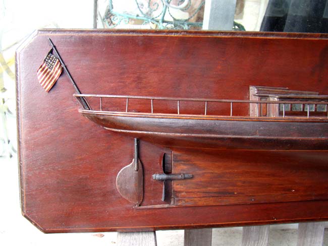 Possibly the best late 19th century American half hull model of a steam yacht on the market today!